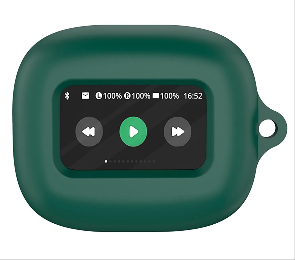 Hoesjes compatibel met JBL Live Beam 3, siliconen hoes, lichtgewicht, schokbestendig, draagbaar, legergroen