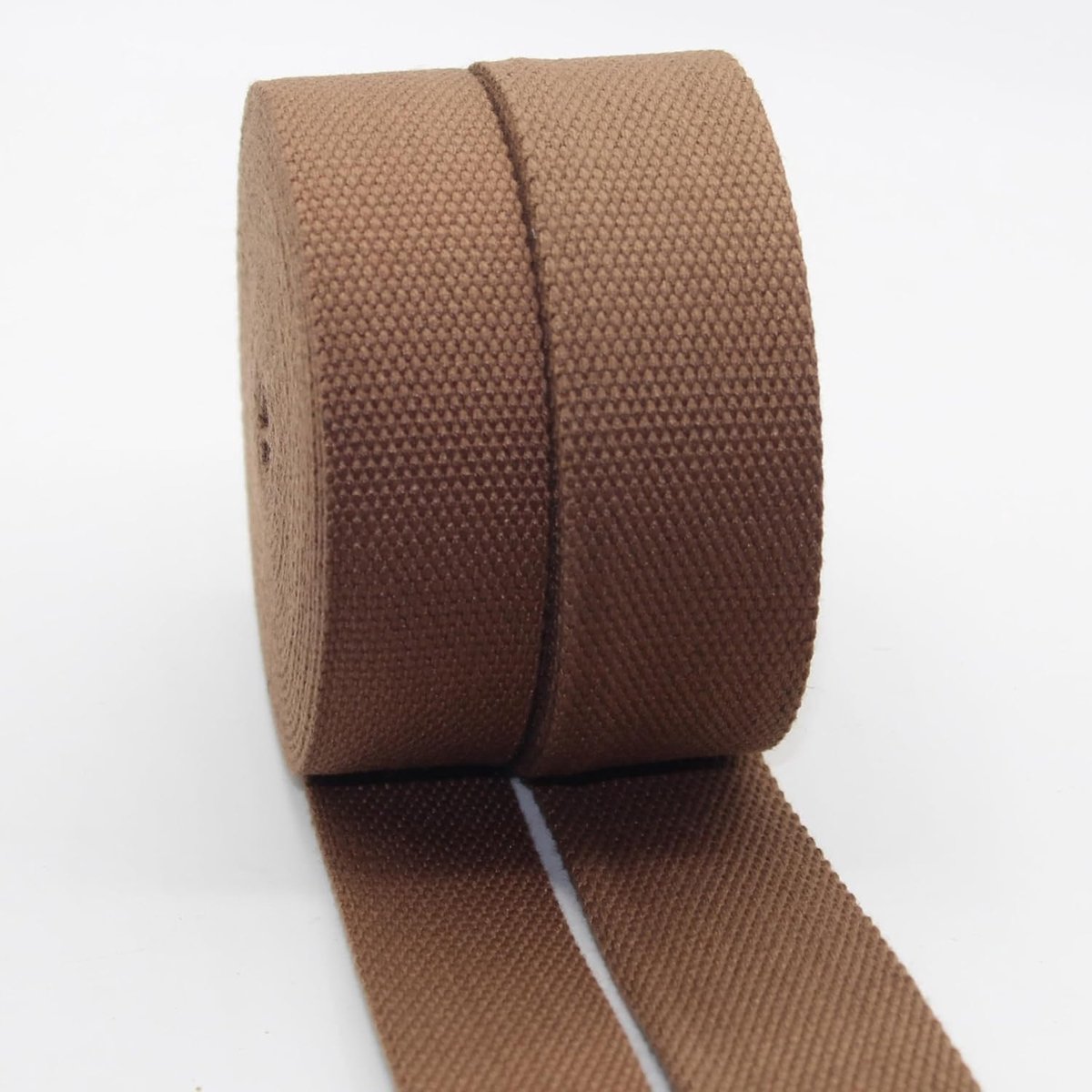 5 m dikke katoenen riem camel (04) 3 cm