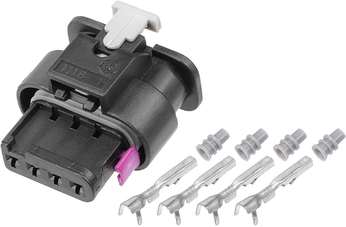 1 set nr. 4F0973704 4-weg kaarten sensor connector voor VW voor Audi