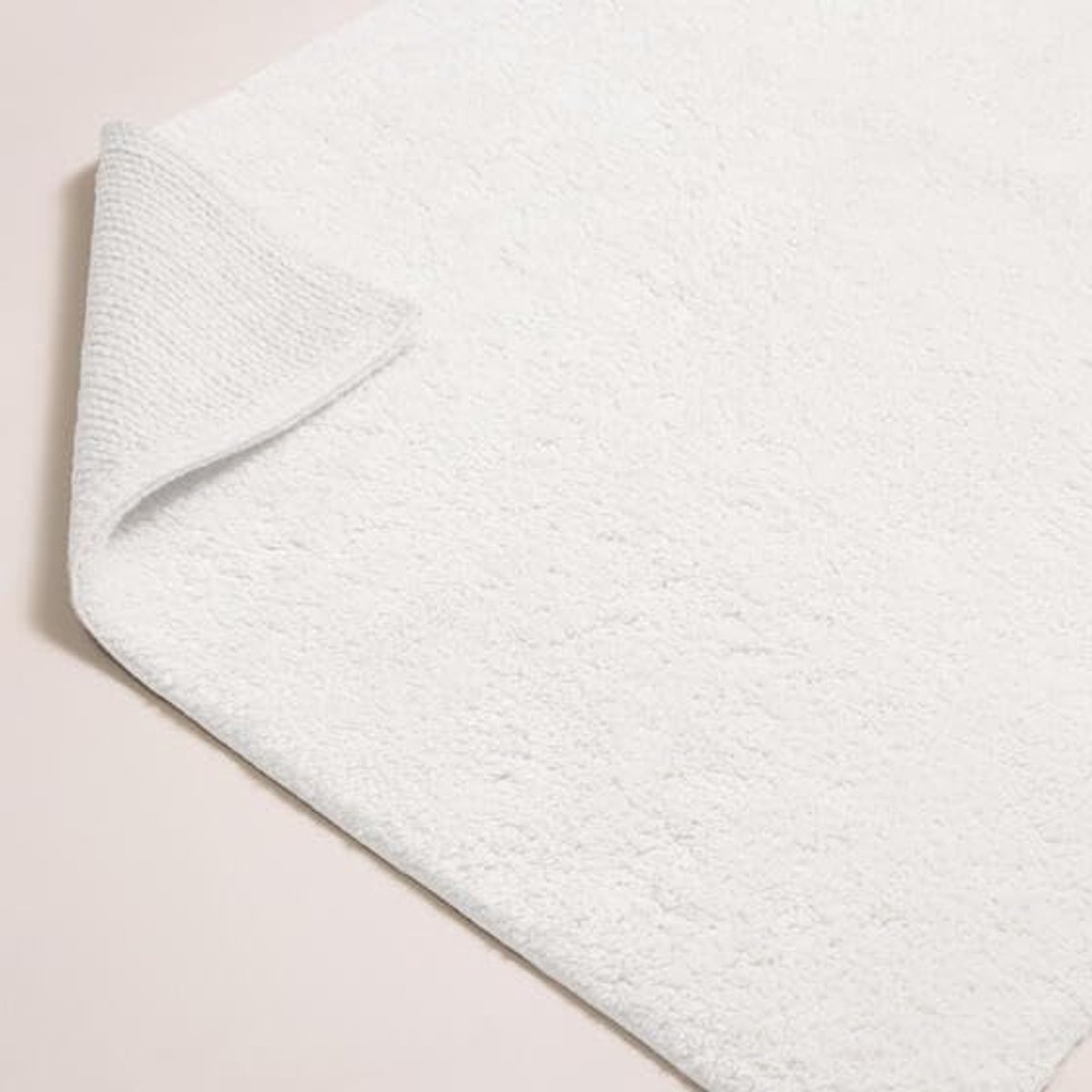 Badmat 60 x 100 cm - ivoorkleurig - ultra-zacht - veilig met antislip - SnelShoppen