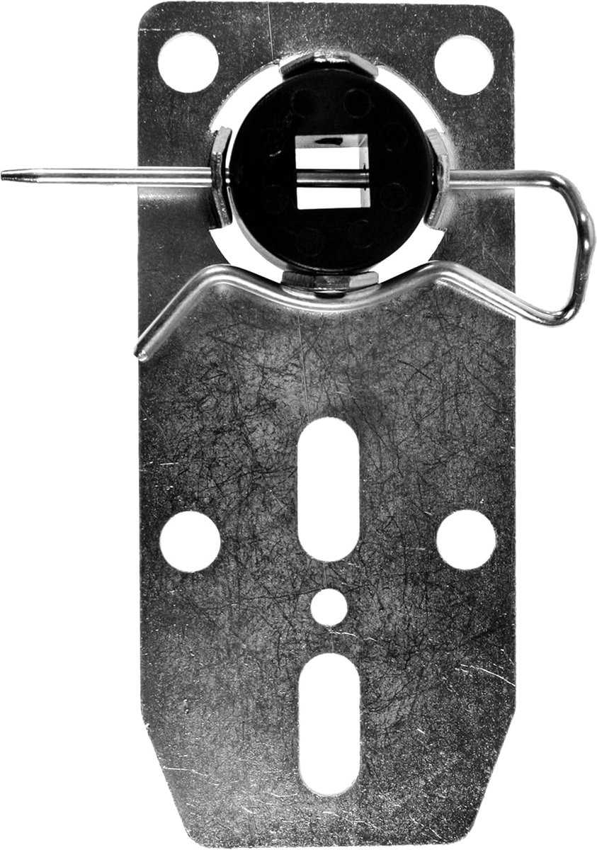 motorlagers voor buismotoren met 10 mm vierkant, ca. 2 mm dik, in hoogte verstelbaar met veiligheidsclip (1 st)