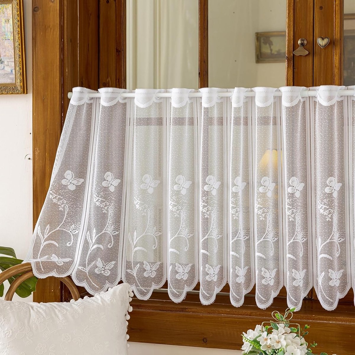 Vitrage keuken 2 140 x 60 cm