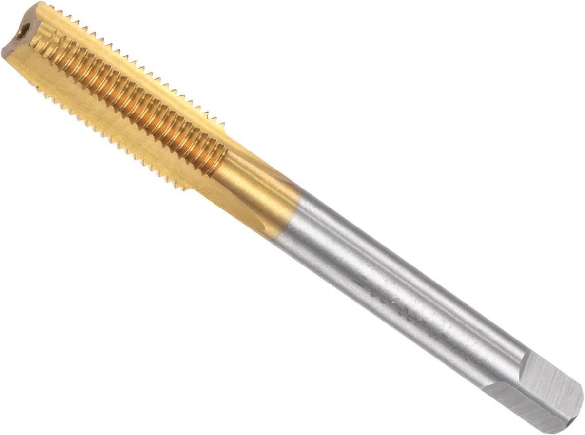 Fluit Kranen, M8 x 1 Draadmaat, Titanium Kobalt Hoge Snelheid Staal Metrische Linker Handinrijggers - (Toepassingen: voor Aluminium Roestvrij Staal Bronzen Kunststoffen)
