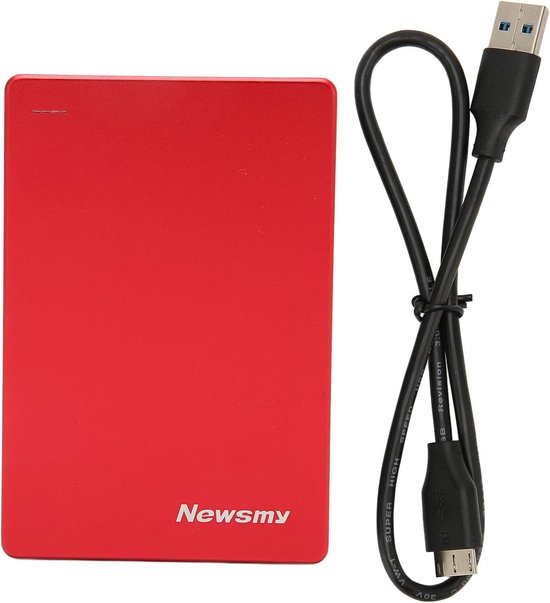 Draagbare Harde Schijf - Externe Opslag - Bestanden Opslaan - Automatische Slaapstand - 160GB - Rood — afbeelding 5