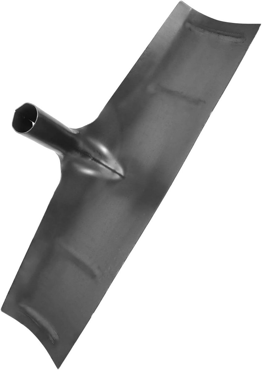 Boerderij Schoonmaakschep - Mestschraper Stal - Afval Verwijderen - Robuuste Constructie - 49 cm - Zwart