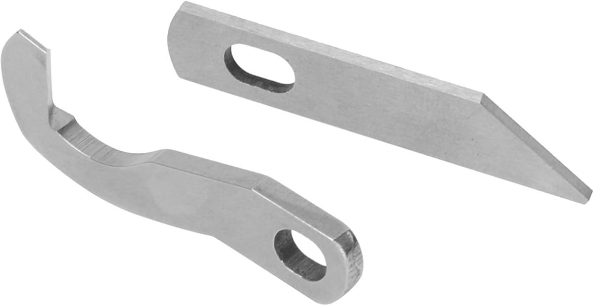 Overlock-messenset voor naaimachines 925D 929D 1034D 3034D, glad, professioneel snijblad XB0563001 X77683001, metaalmateriaal