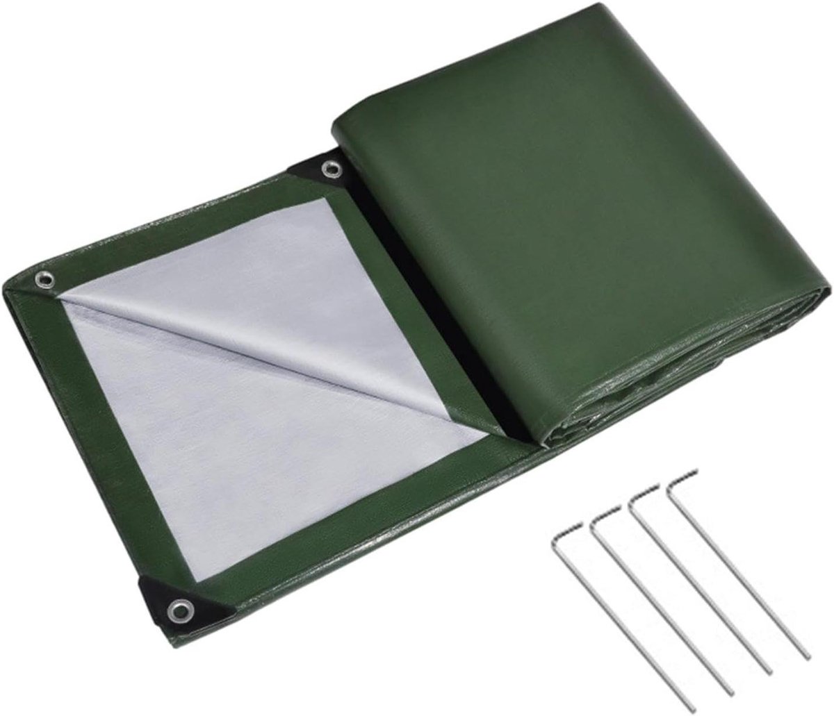 Waterdichte Campingmat - Geïsoleerde Vloermat - Outdoor Bescherming - Vocht- en Vuilafstotend - 3m x 3m - Malachiet Groen