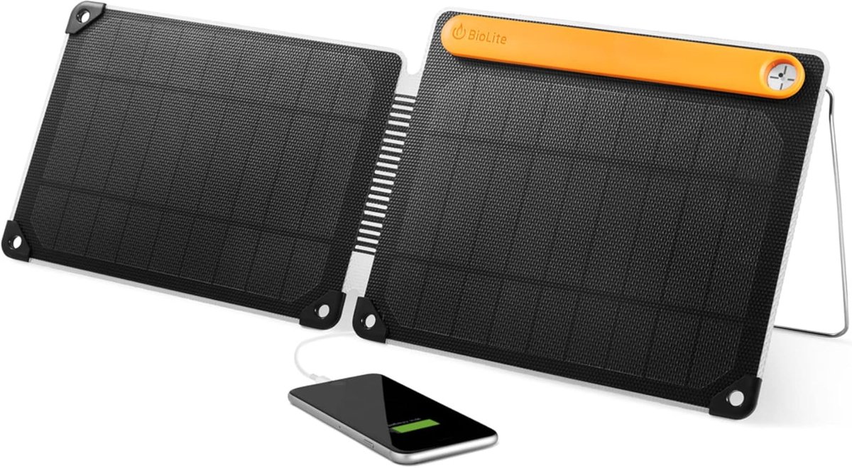 Zonnepaneel 10 W - 3200 mAh batterij - Duurzaam ontwerp - Ideaal voor buitengebruik - SnelShoppen