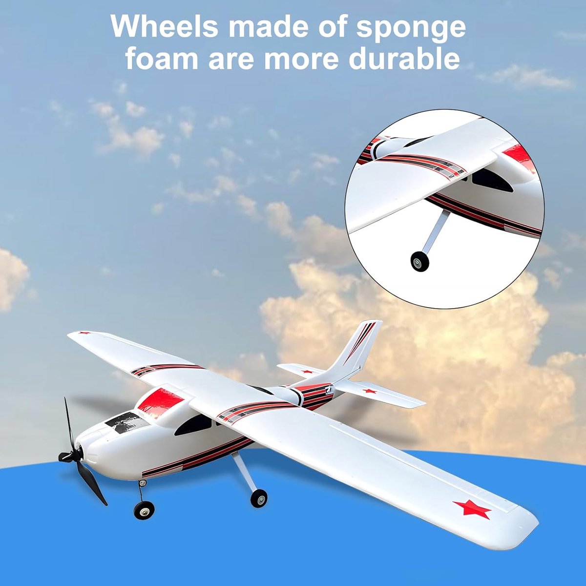 1 set aluminium chassis-wielkit, knutselonderdelen met wielen en assen voor RC-vliegtuig, jetvervanging