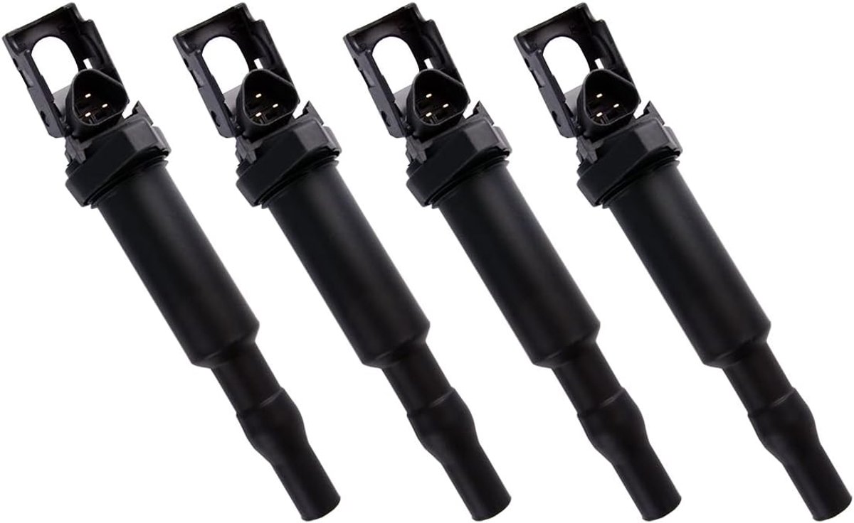 Coil*4, voor Serie (1 3 5 6 7 X1 X3 X5 X6 Z4 207 208 308 2008 3008 5008 MINI C4 C3 DS3), 0221504470,12137594937,12137562744 12137571643 12137594596