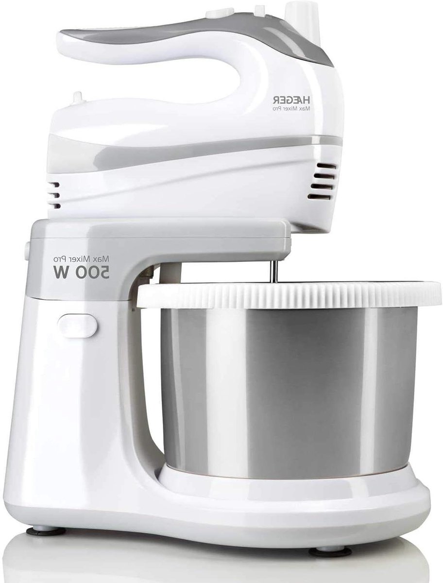 Standmixer - Keukenmixer Deegmixer - Bakken en Mixen - Zelfroterende Kom - 3L Kom - Zilver