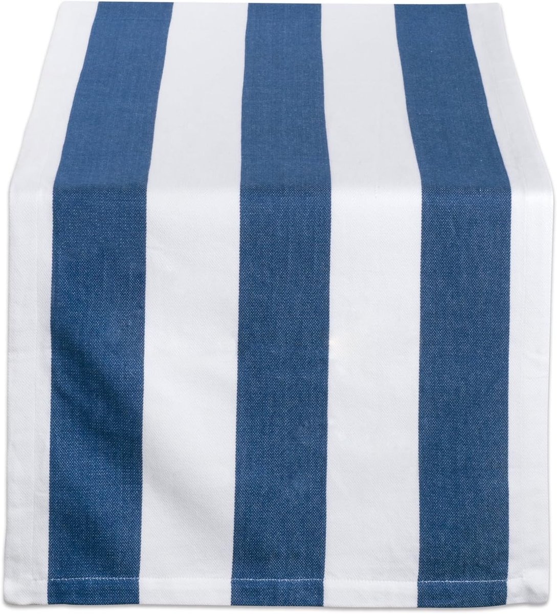 Dobby Tafelblad Collectie, Navy, 18x72 Tafelloper