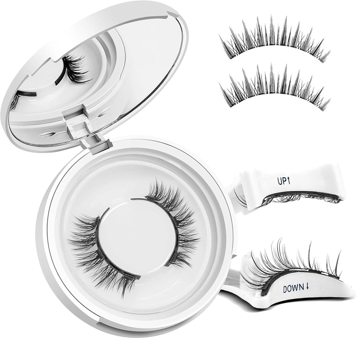 Wimpers, Geen Lijm Nodig, Magnetische Wimpers, Natuurlijk, Herbruikbaar, Geen Lijm, Geen Eyeliner, Gemakkelijk Te Dragen, Voor Make-Up Party