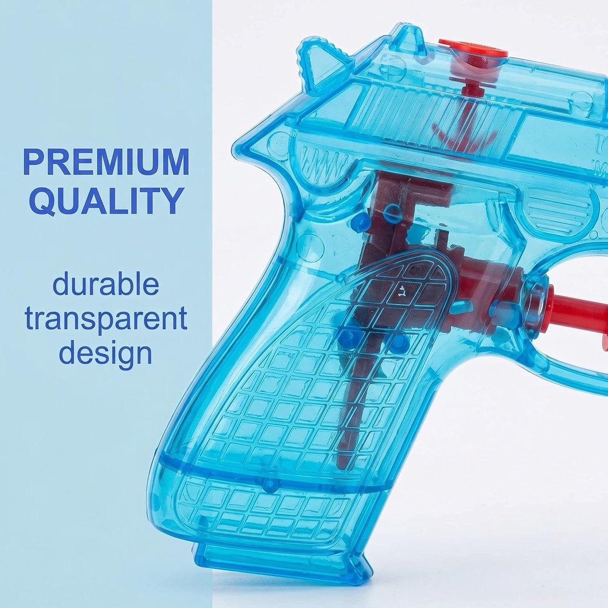 Waterpistolen, 4 kleuren, waterspeelgoed met lang bereik, voor kinderen en volwassenen, ideaal voor zomerfeesten, strand en tuin.
