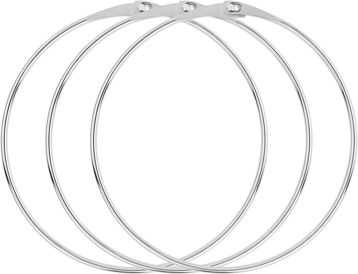 3 stuks 150 mm veelzijdige metalen ring, ronde losse bladringen, losse bladverbindingsring, voor sleutels, kunsthandwerk, mappen, fotoalbums, hangers