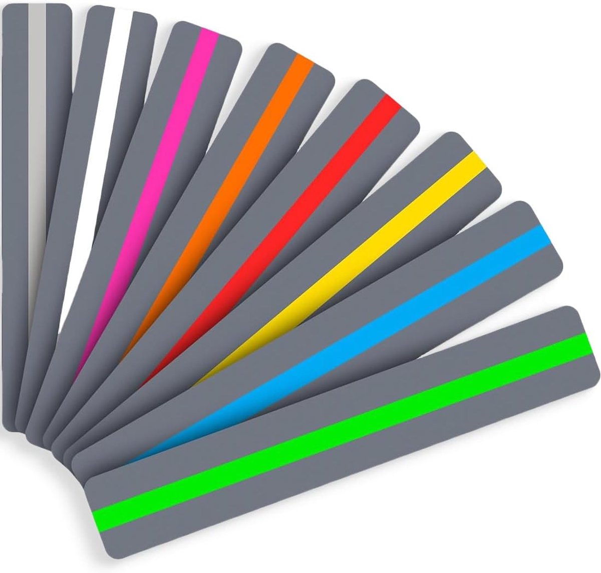 leesstrips, 16 stuks tracking-linialen voor dyslexie, bladwijzers, bladwijzers voor kinderen, leraren, dyslexie