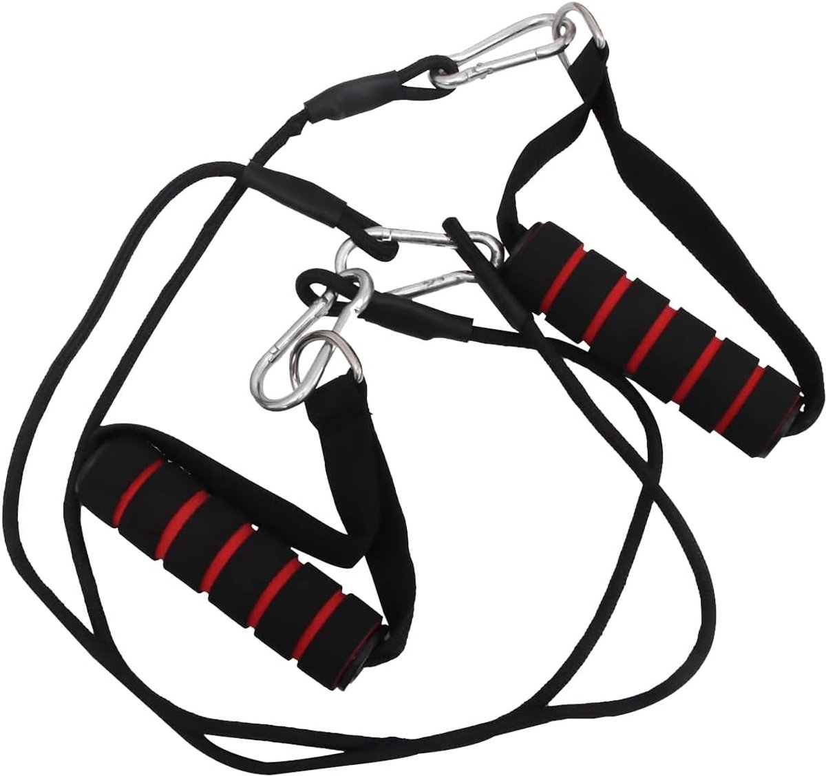 1 stuks fitness katrolkabel triceps touw borst expander kabels kracht spier training kabel machine attachment voor thuisgym