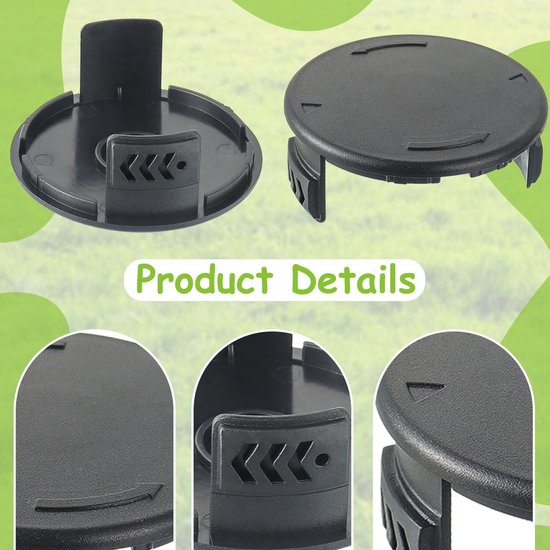 2 stuks spoelafdekking voor Parkside PRTA 20-Li (B2, C3), PRT 550 (A1, A2, A3, A5) reservedop, voor Parkside PRTA 20Li C3 LIDL IAN351753 — afbeelding 5