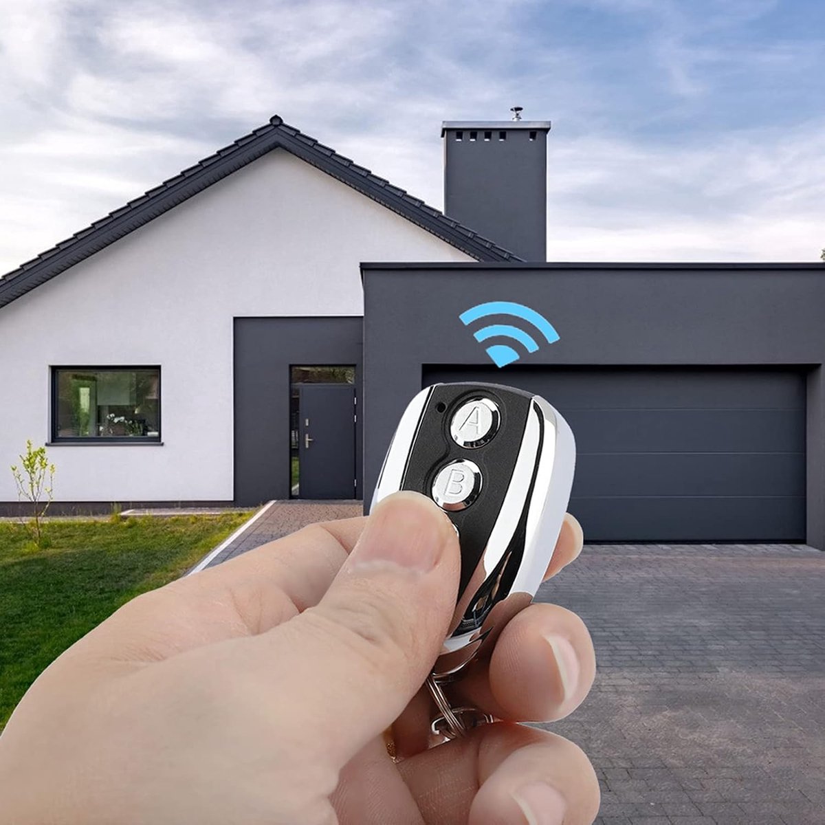 Afstandsbediening,V2 Gate Fob,Garagedeuren, Openers Onderdelen,Kloon PHOENIX, PHOX, TXC, TRC, TSC4, HANDY 433mhz Garagedeur Afstandsbediening