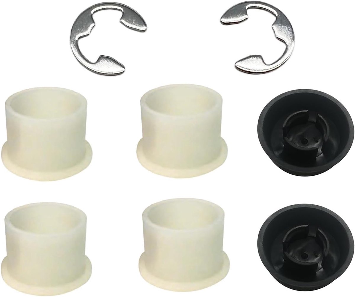 Trim Ram bussenset voor Mercruiser Alpha One Gen 2 reserveonderdelen | Vervangt Mercury 53-815949, 19-815951, 23-815950, inclusief 2 zwenkbout-eindkappen, 4 bussen en 2 E-borgringen