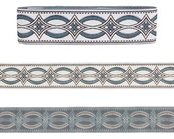 8,75 Yard Kokosbruin Jacquard Lint Trim 5,5 cm Ruit Patroon Naaien Trim Ruit Borduurwerk Jacquard Lint Etnische Stijl Geweven Gordijn Stof V