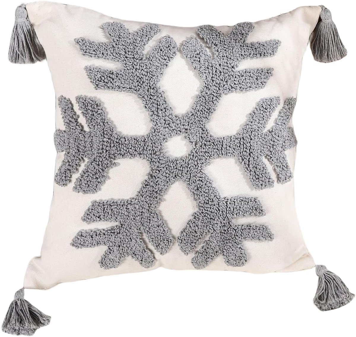 Pillowcase Tufted Pillow Removable And Washable Tassel Home Pillow Cover