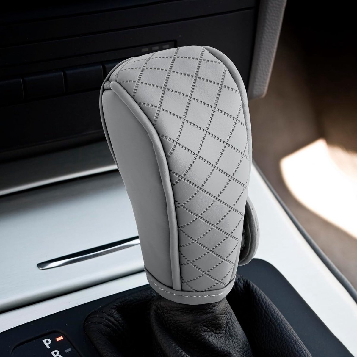 Versnellingspookknop cover voor auto pookknop cover voor schakelhendel bescherming, tandwielkastbeschermer, stofdicht, waterdicht, decoratie-accessoires voor auto's, vrachtwagens, SUV's