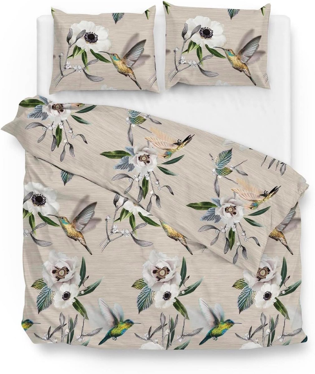 Dekbedovertrek 200x200/220 cm - katoen satijn - zacht en glanzend - creëer een luxe sfeer - SnelShoppen