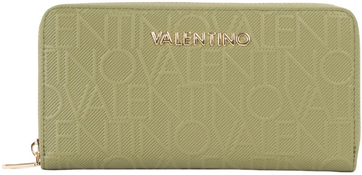VALENTINO portemonnee Donna Zip Around Wallet Oliva olijfgroen