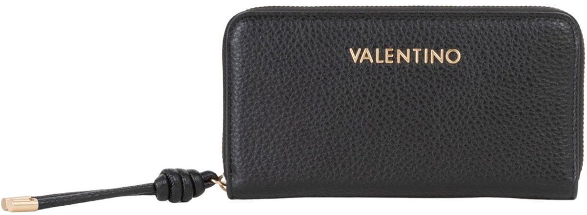 VALENTINO portemonnee Saphira Zip Around Wallet Nero zwart