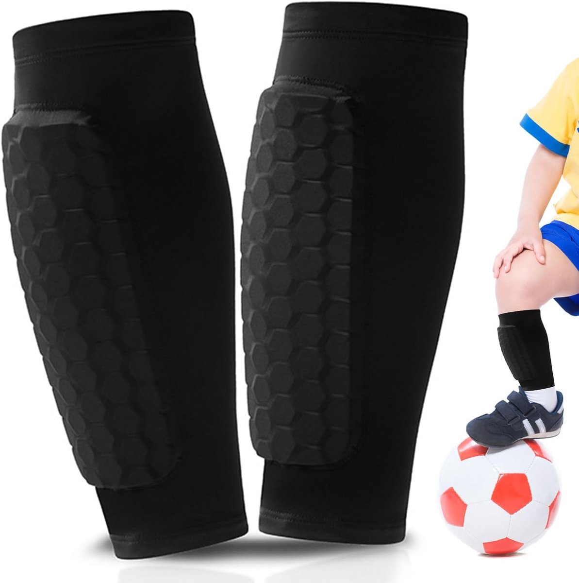 Scheenbeschermers voor kinderen en voetbal, ideaal voor andere sporten