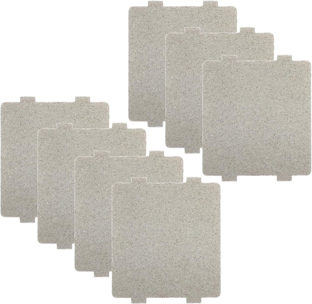 Mica-magnetronbeschermers 10 × 11,8 cm - Mica-afdekking - Hoge hittebestendigheid - Voorkomt spatten - ShopVlot