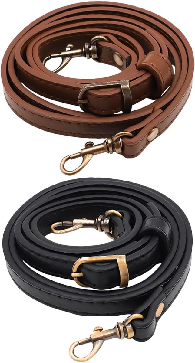 Schouderbanden voor tas 105-120 cm - PU leren vervangingen - Verstelbaar en comfortabel - Ideaal voor crossbody tassen - ShopVlot