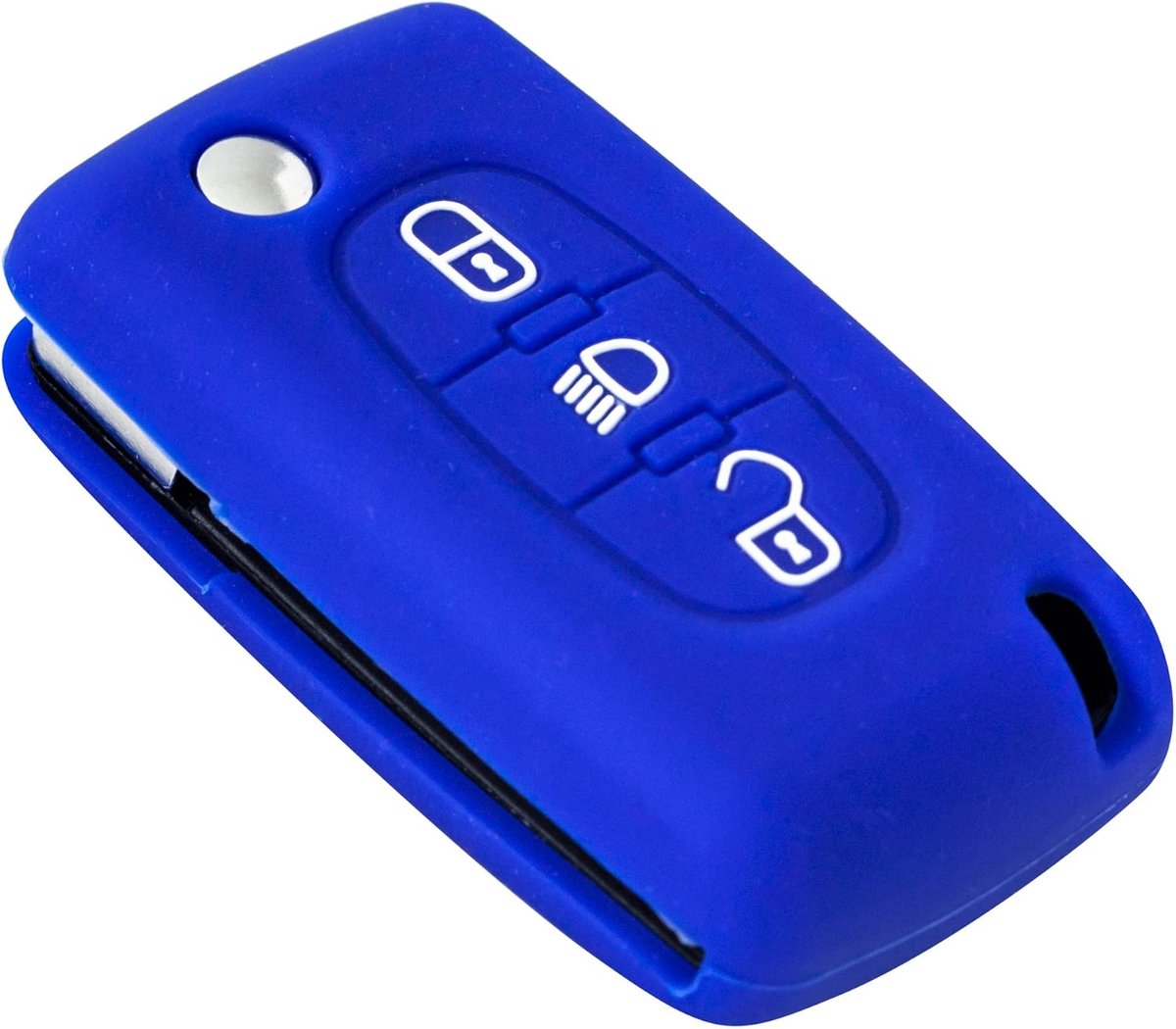 Autosleutel hoes - silicone - voor 3 knoppen - bescherming tegen krassen - ShopVlot
