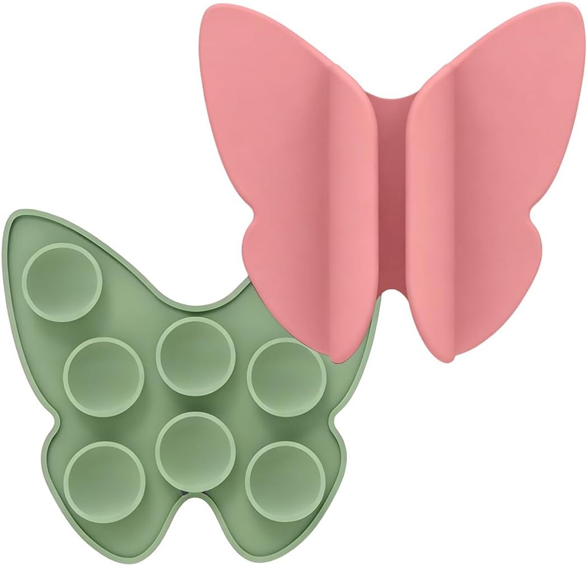 Mobiele telefoonhoes met lipglosshouder - zachte silicone - multifunctionele zuignap - ideaal voor make-up - ShopVlot
