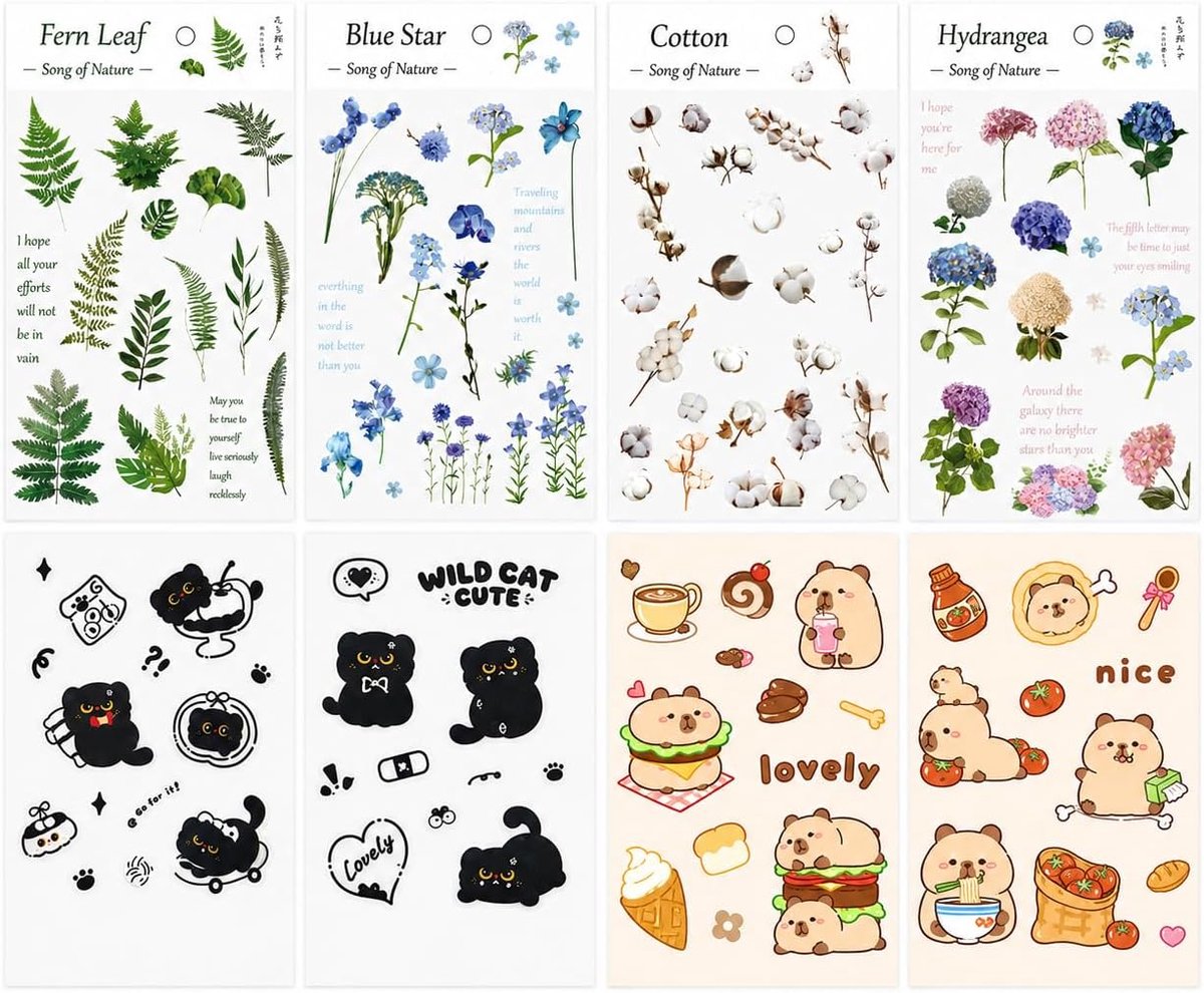 Stickers om te wrijven bloemen - zelfklevend - voor decoratie van meubels en knutselen - SnelShoppen