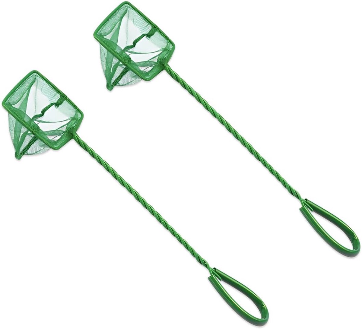 Vissennet 8cm - fijne nylon net - plastic handvat - ideaal voor kleine vissen en garnalen - SnelShoppen