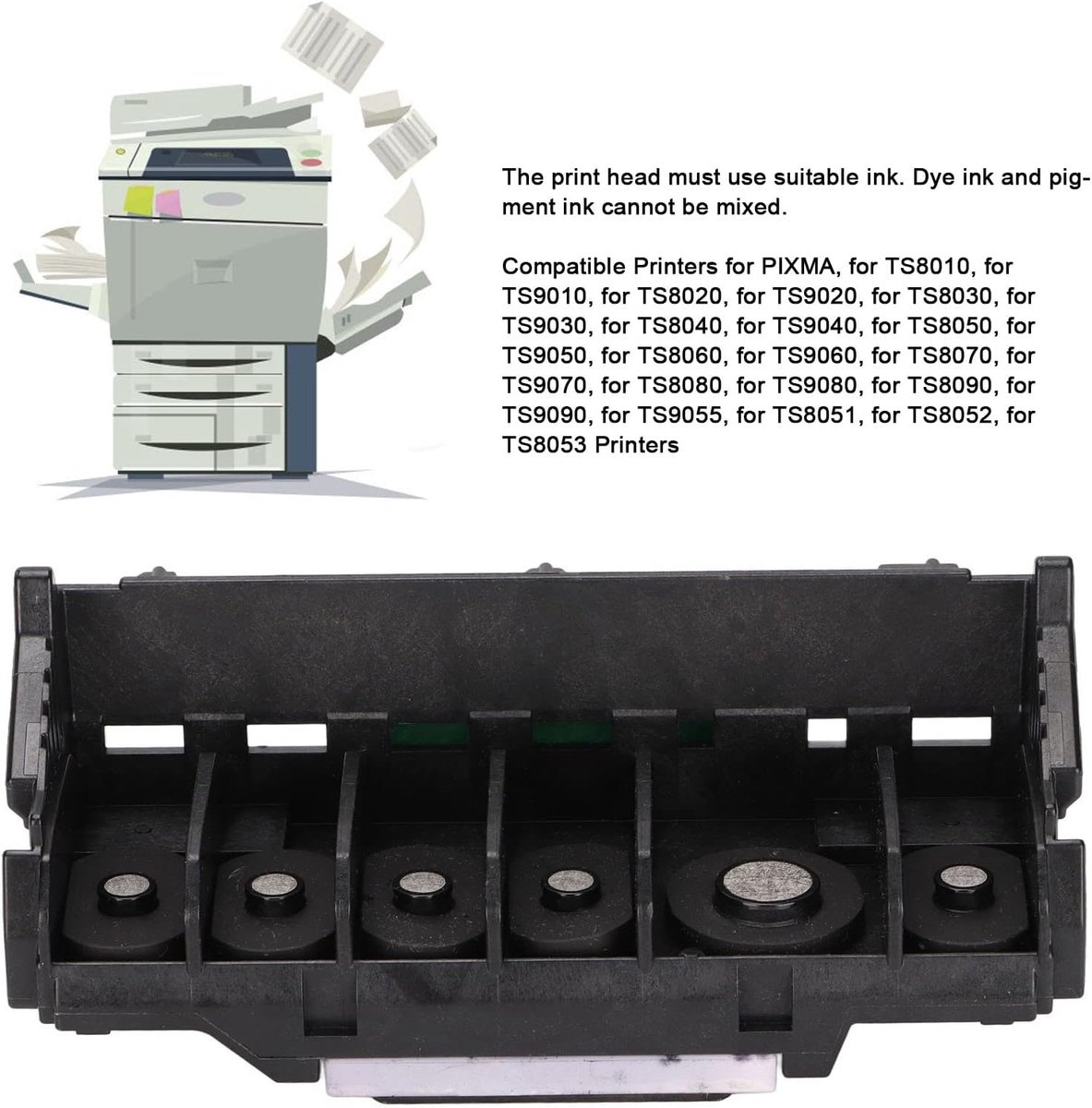 Printkop QY6-0090 - met beschermende hoes - vervangingsaccessoire - voor PIXMA printers - SnelShoppen