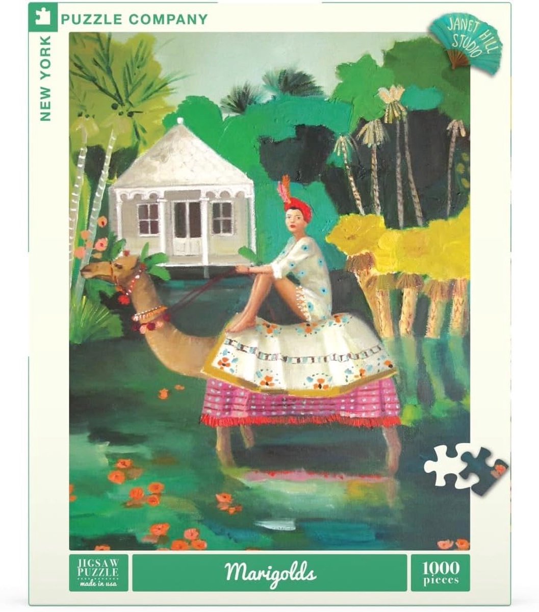 Puzzel 1000 stukjes - Marigolds schilderij - creatief plezier - voor puzzelliefhebbers - SnelShoppen