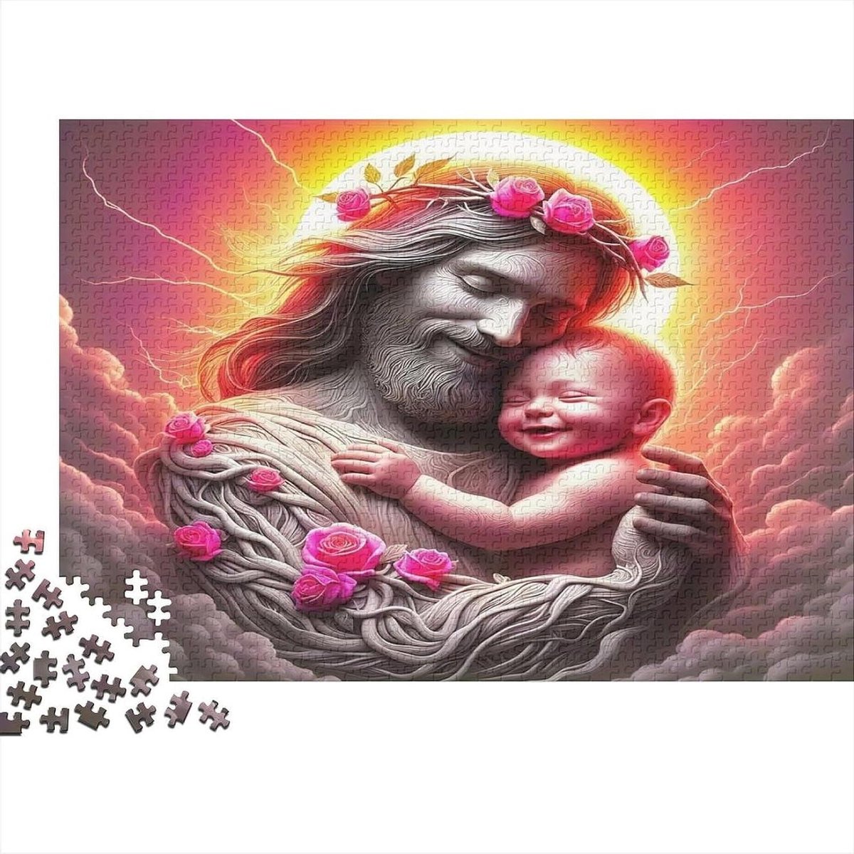 Puzzel 1000 stukjes - Legpuzzel Volwassenen - Ontspanning en Spel - Bevordert Cognitieve Vaardigheden - 52 x 38 cm - Stijl-5