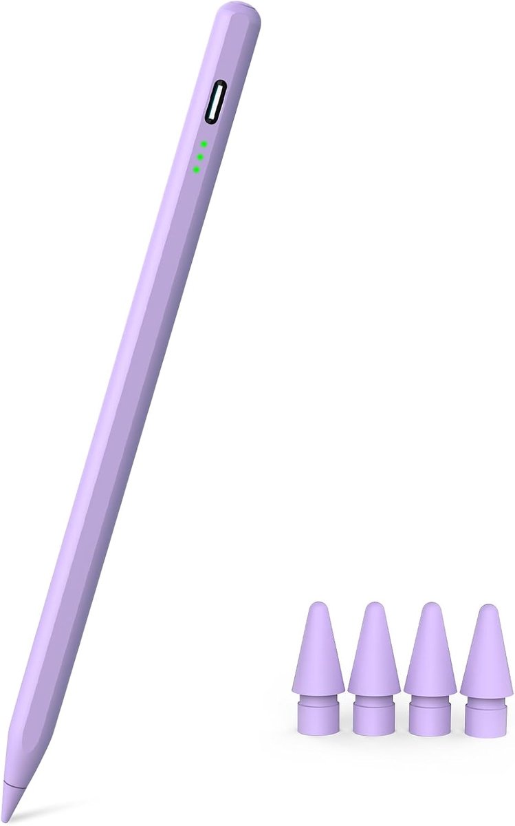 compatibel met iPad (2018-2025)-Hoge precisie, 2X snel opladen, Palm afwijzing, Magnetisch, Stylus Pencil voor iPad A16/11/10/9/8/7/6, Air 3/4/5/M2/M3, Pro 12.9/M4/11/13”, Mini 5/6/7