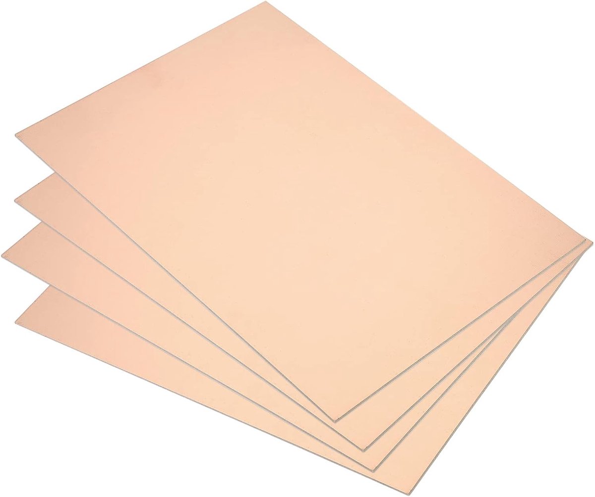 FR4 het Enige Zij Koper Bekleed, 4 Pak 200 x 150 x 1.2mm PCB Laminaat Kringsraad
