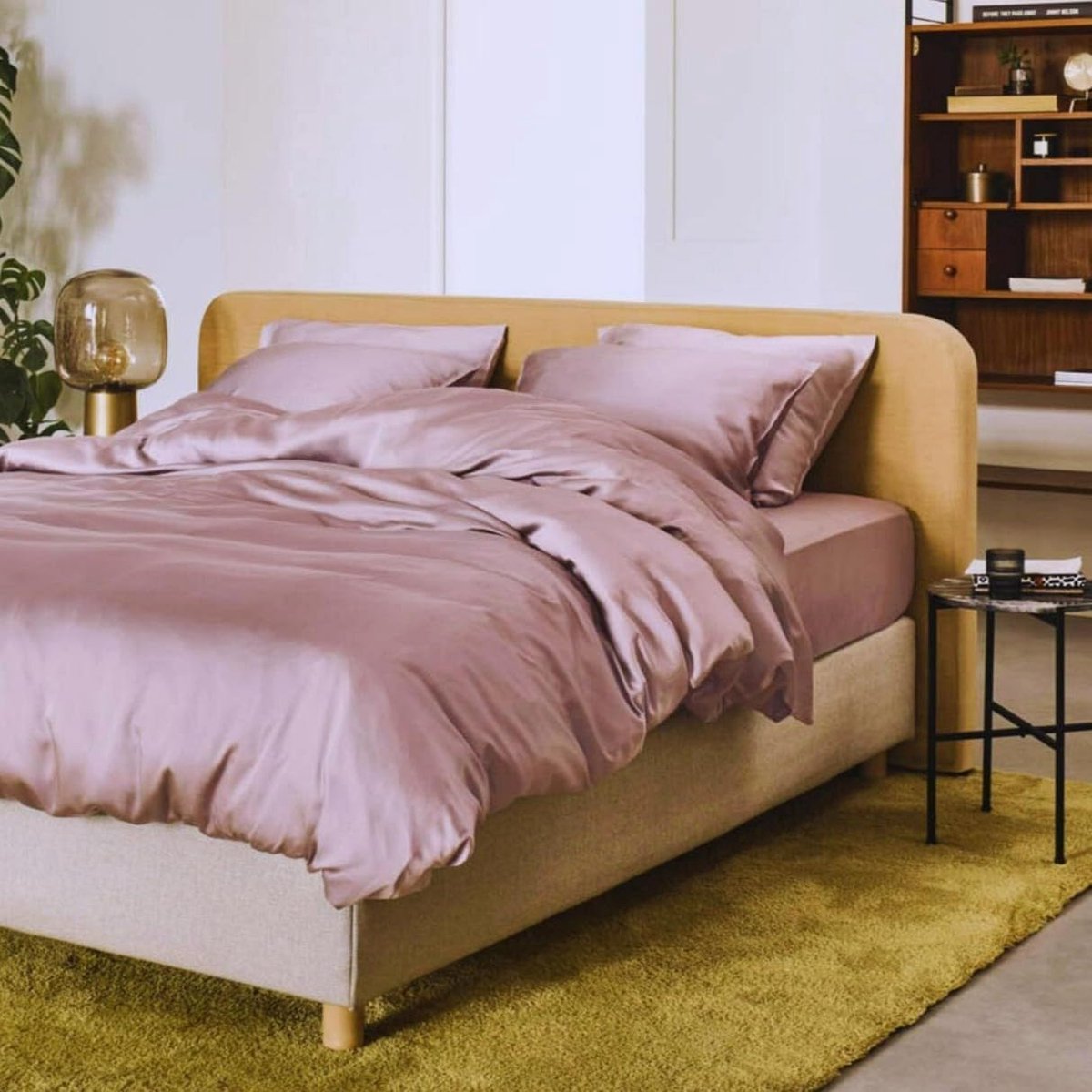 Dekbedovertrek 240x220 - 100% TENCEL Lyocell Satin - Temperatuurregulerend - Ademend en hypoallergeen - SnelShoppen