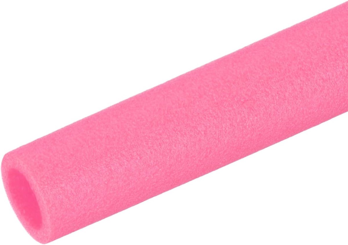 Buis van het Isolatieschuim van de buis, Pool Noedels Foam Tubing Covers 1-1/4" (32mm) ID x 3,3FT x 2-1/16" OD voor Zwembad Handvat Warmte Behoud Beschermende Mouw, Rozerood