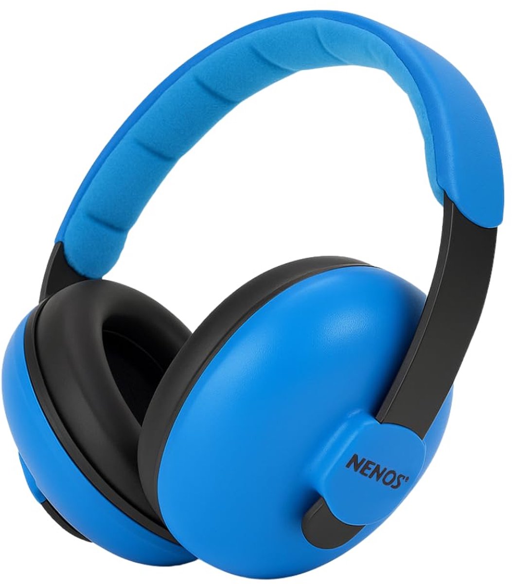 Gehoorbescherming kinderhoofdtelefoon - Blauw - Ruisonderdrukking - Ideaal voor baby en kinderen - SnelShoppen