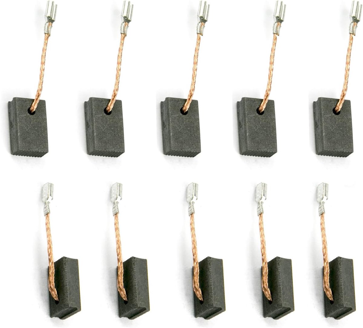 10Pcs Carbon Burch Voor Bosch GWS14-150 Motor Gereedschap Haakse Slijper-5x10x17MM