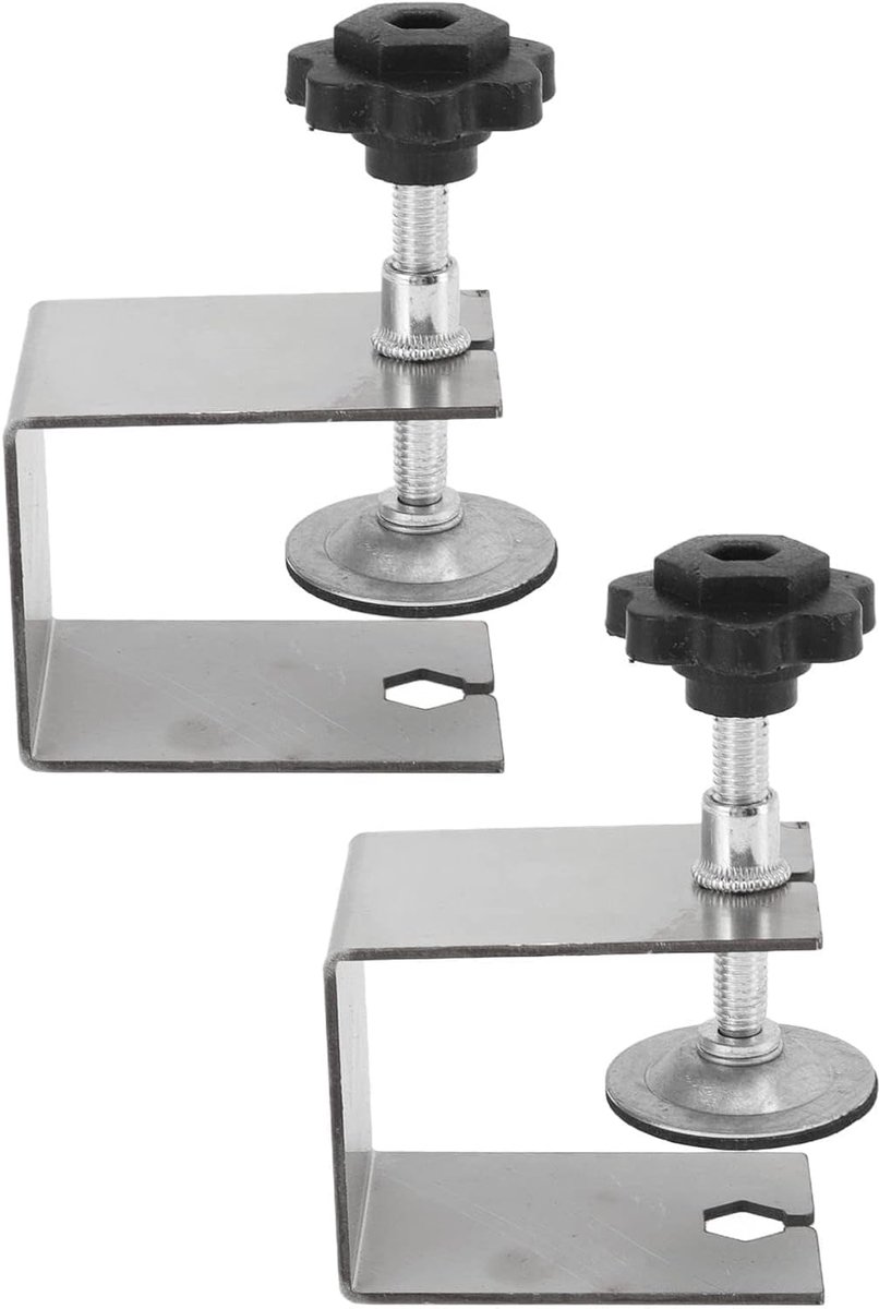 2 STUKS Lade Bevestigingsclip, Lade Front Installatie Klemmen, Kastdeur Montage Jig, Kast Installatie Gereedschap Front Lade Houtbewerking Klemmen Lade Jig Voor Tafels Bureau Mount