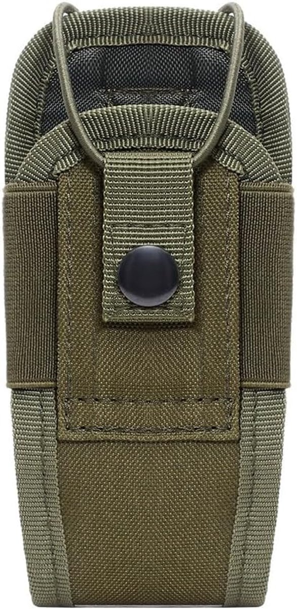 Molle radiografische tas, waterdichte walkietalkie pouch houder, verstelbare tactische radiohouder voor riemen met een breedte tot 10 cm, groen, 15 x 5 x 6.5 cm, Classique
