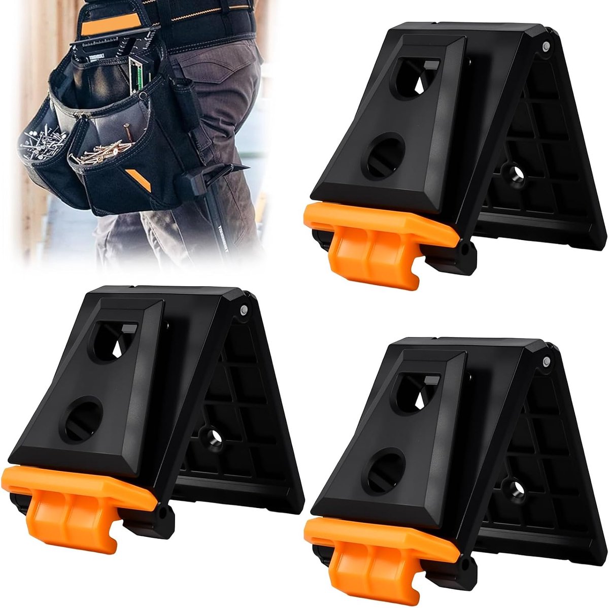 3 stuks gereedschapshouders, riemclip voor TB-CT-150 TB-CT-150SP modellen, belastbaar tot 10 kg, robuuste gereedschapsclip, clip-on gereedschap, zware belasting, riemclip, 20-50 mm, rugzakken