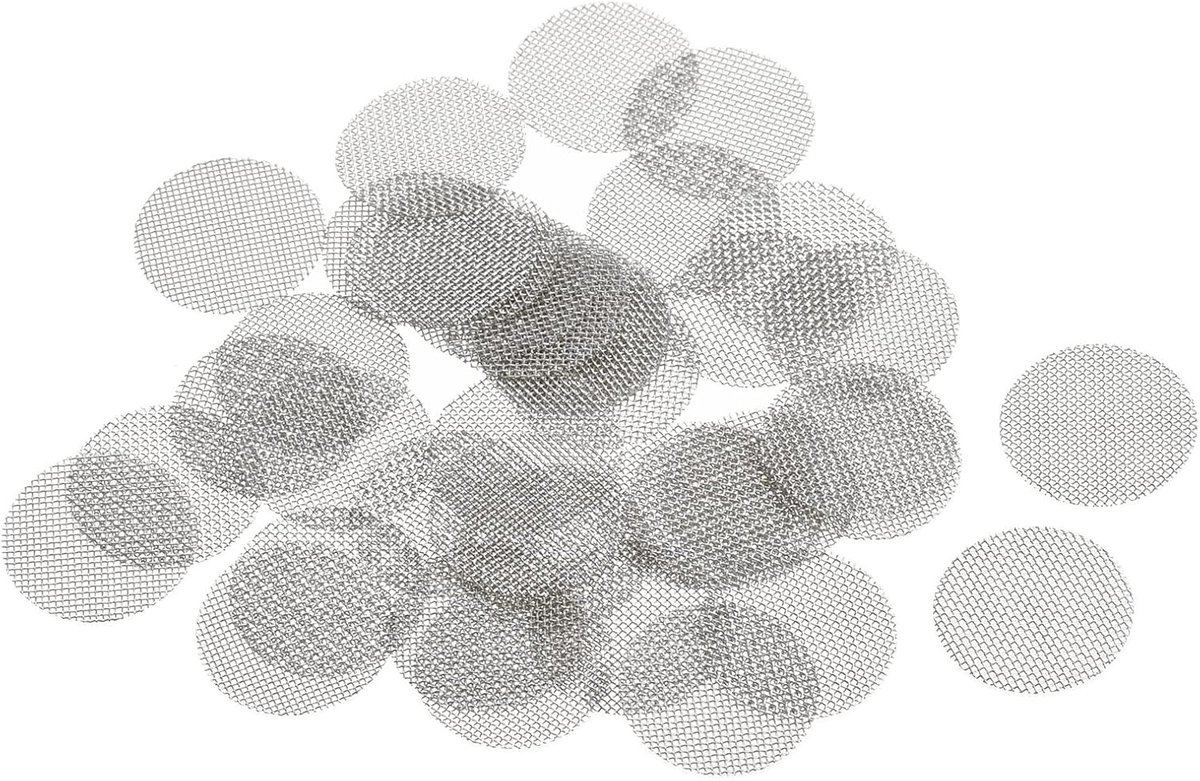 sourcing map Slang zeef van roestvrij staal, 1/2 inch (12,7 mm) diameter voor filterslang, verpakking van 80